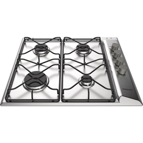 Hotpoint PAN 642 IX/H 60cm Gas Hob - Stainless Steel - Unbeatable Bathrooms