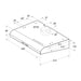 Hotpoint PSLMO 65F LS X 60cm Visor Hood - Silver - Unbeatable Bathrooms