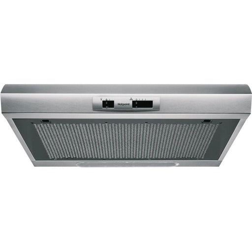Hotpoint PSLMO 65F LS X 60cm Visor Hood - Silver - Unbeatable Bathrooms