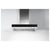 Hotpoint Curved Glass Chimney Hood - Stainless Steel - Unbeatable Bathrooms