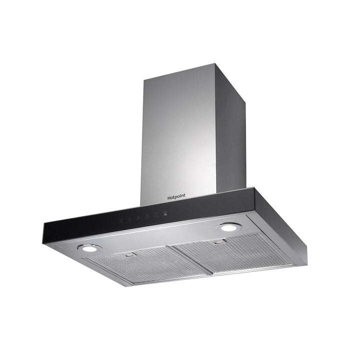 Hotpoint PHBS6.8FLTIX 60cm Box Chimney Hood - Stainless Steel - Unbeatable Bathrooms
