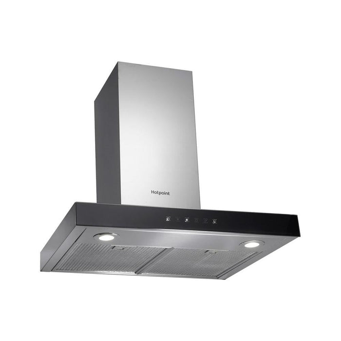 Hotpoint PHBS6.8FLTIX 60cm Box Chimney Hood - Stainless Steel - Unbeatable Bathrooms