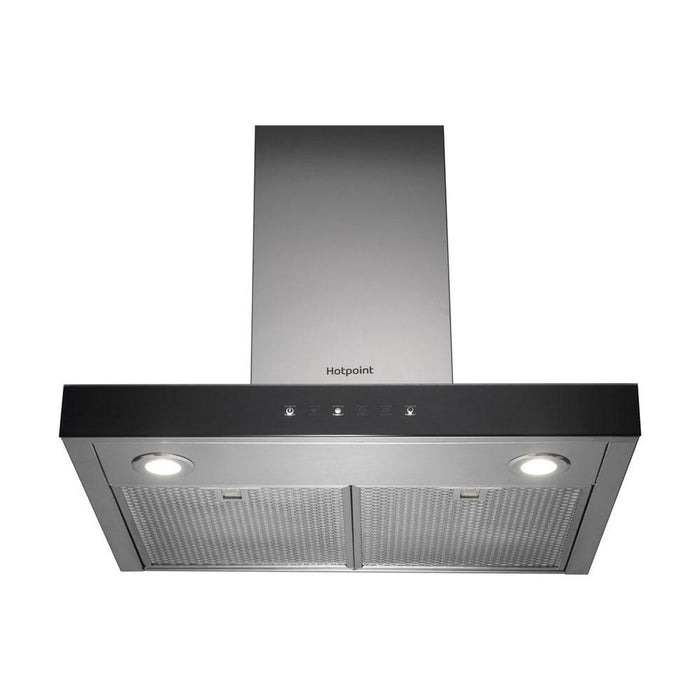 Hotpoint PHBS6.8FLTIX 60cm Box Chimney Hood - Stainless Steel - Unbeatable Bathrooms