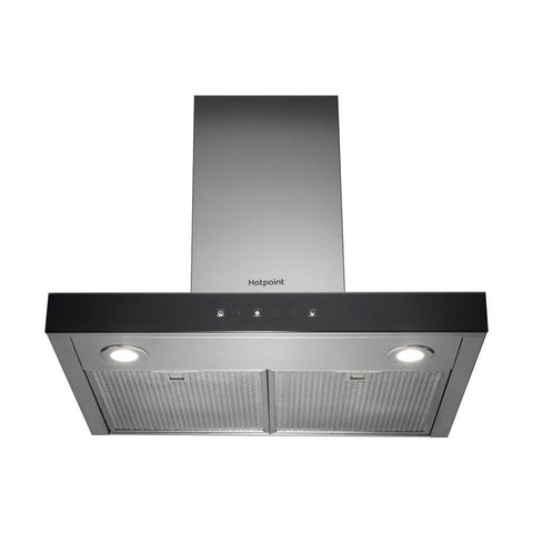 Hotpoint PHBS6.8FLTIX 60cm Box Chimney Hood - Stainless Steel - Unbeatable Bathrooms