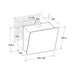 Hotpoint PHVP 8.7F LT K 80cm Angled Glass Chimney Hood - Black - Unbeatable Bathrooms