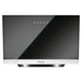 Hotpoint PHVP 8.7F LT K 80cm Angled Glass Chimney Hood - Black - Unbeatable Bathrooms