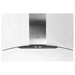 Hotpoint Curved Glass Chimney Hood - Stainless Steel - Unbeatable Bathrooms