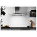 Hotpoint Curved Glass Chimney Hood - Stainless Steel - Unbeatable Bathrooms