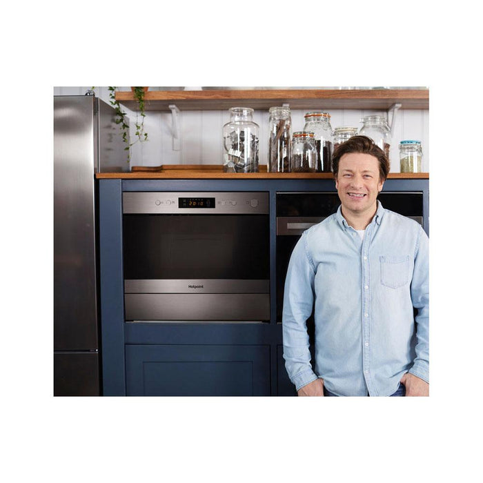 Hotpoint MN 314 IX H Built In Microwave & Grill - Stainless Steel - Unbeatable Bathrooms
