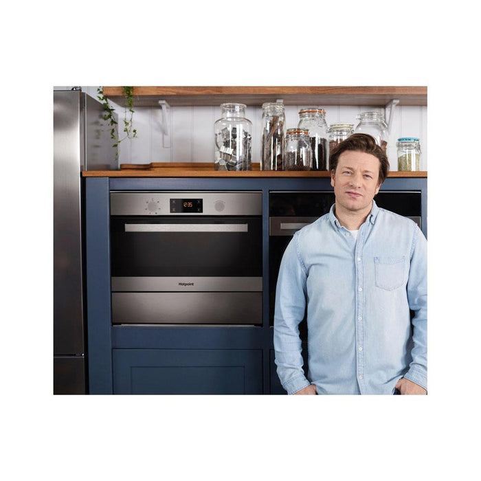 Hotpoint MD 344 IX H Built In Microwave & Grill - Stainless Steel - Unbeatable Bathrooms
