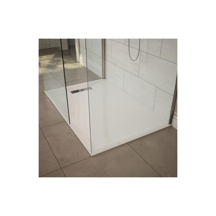 Linear Tray Waste & Cover - Chrome - Unbeatable Bathrooms