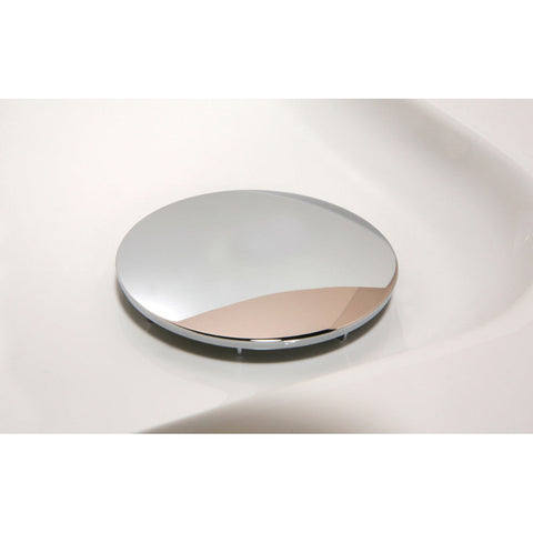 Low Profile Tray Waste & Cover - Chrome - Unbeatable Bathrooms
