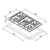 Teka EX 90.1 5G AI AL DR CI 90cm Gas Hob - Stainless Steel - Unbeatable Bathrooms