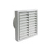 Manrose 100mm Fixed Louvre Dual Fitting Grille - White - Unbeatable Bathrooms