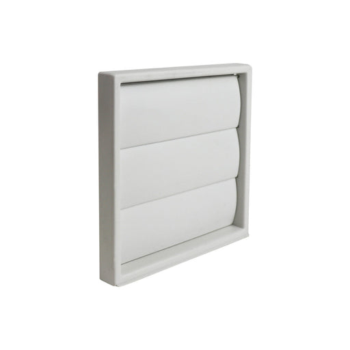 Manrose 100mm Gravity Shutter Dual Fitting Grille - White - Unbeatable Bathrooms