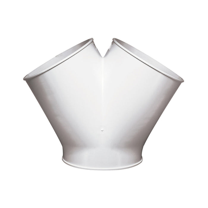 Manrose Round Y-Piece Connector - White - Unbeatable Bathrooms