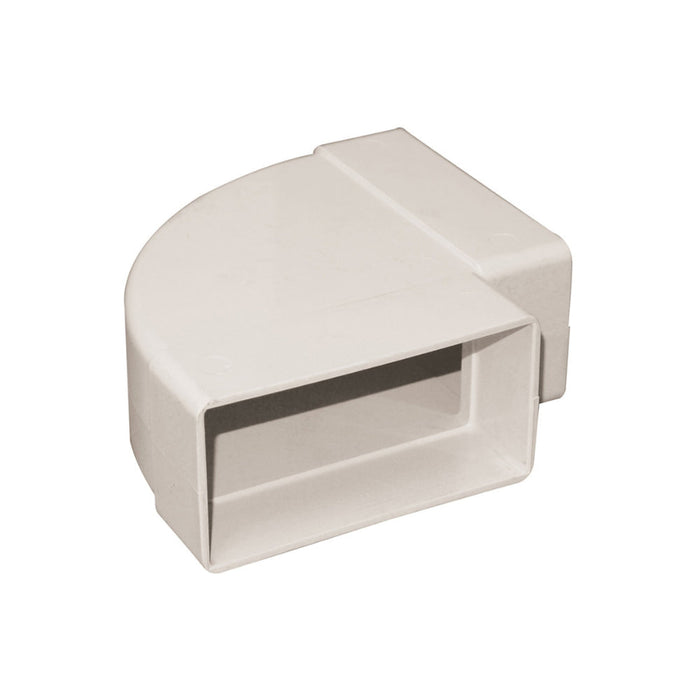 Manrose Rectangular Horizontal 90&deg; Bend - White - Unbeatable Bathrooms