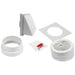 Manrose Round Cowl Kit (1m) - White - Unbeatable Bathrooms