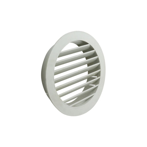 Manrose 150mm Round Louvered Grille - White - Unbeatable Bathrooms