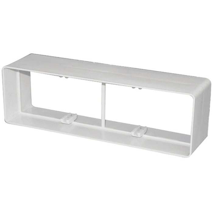 Manrose Flat Channel Connector - White - Unbeatable Bathrooms