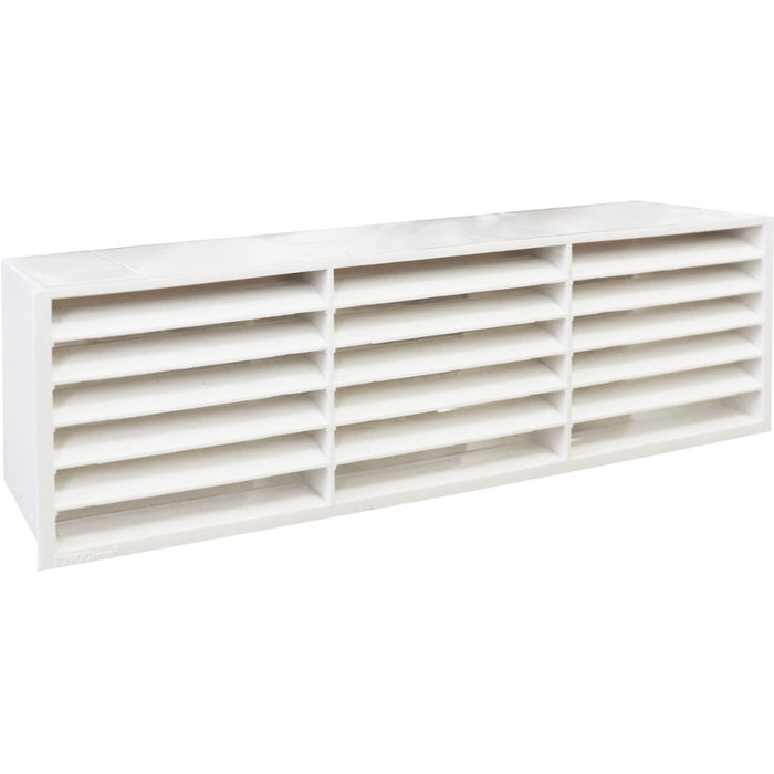Manrose 204 x 60mm Slimline Airbrick Low Resistance - White - Unbeatable Bathrooms