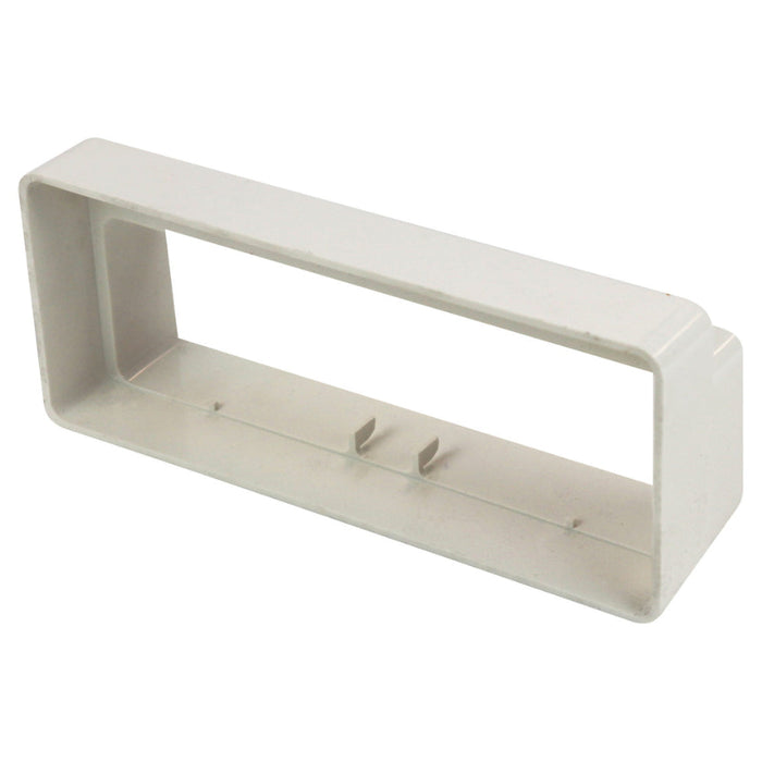 Manrose 204 x 60mm to 220 x 90mm Flat Channel Connector - White - Unbeatable Bathrooms