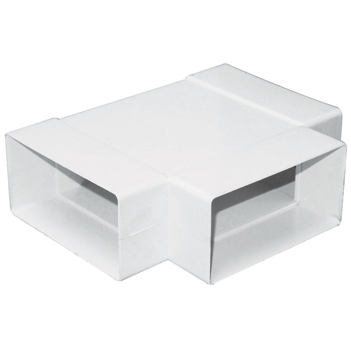 Manrose Horizontal T-Piece - White - Unbeatable Bathrooms