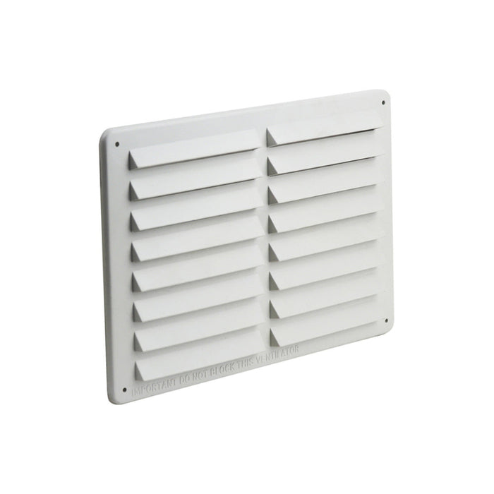 Manrose Fixed Louvre Vent - White - Unbeatable Bathrooms