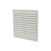 Manrose 250mm Fixed Louvre Vent - White - Unbeatable Bathrooms