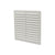 Manrose 250mm Fixed Louvre Vent - White - Unbeatable Bathrooms