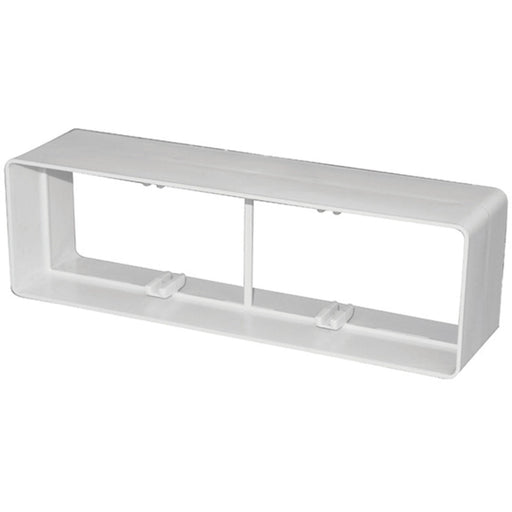 Manrose Flat Channel Connector - White - Unbeatable Bathrooms