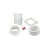 Manrose Round Hose Gravity Kit (1m) - White - Unbeatable Bathrooms