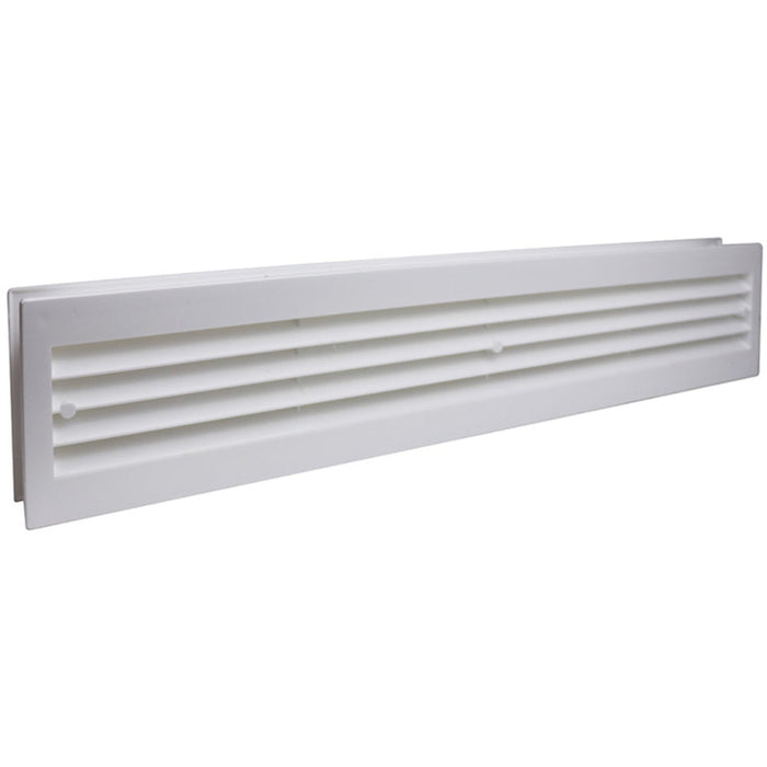 Manrose Slimline Airbrick Horizontal Louvre - White - Unbeatable Bathrooms