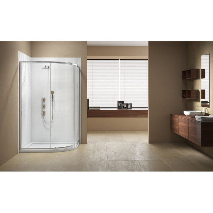 Merlyn Vivid Sublime 1 Door Offset Quadrant - Unbeatable Bathrooms