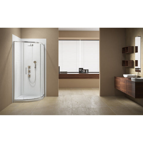 Merlyn Vivid Sublime 900mm 1 Door Quadrant - Unbeatable Bathrooms