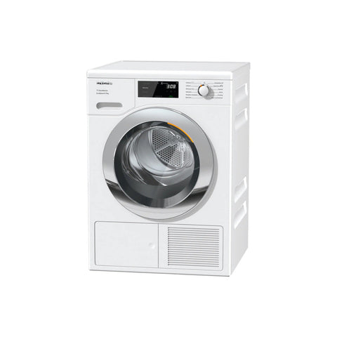 Miele TEH 785 WP F/S 9kg Heat Pump Condenser Dryer - White - Unbeatable Bathrooms