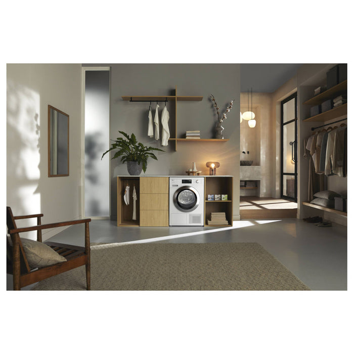 Miele TEH 785 WP F/S 9kg Heat Pump Condenser Dryer - White - Unbeatable Bathrooms