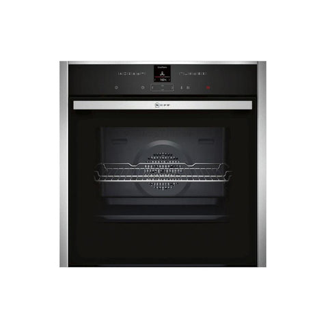 Neff N70 B27CR22N1B Built In Single Pyrolytic Oven - Stainless Steel - Unbeatable Bathrooms