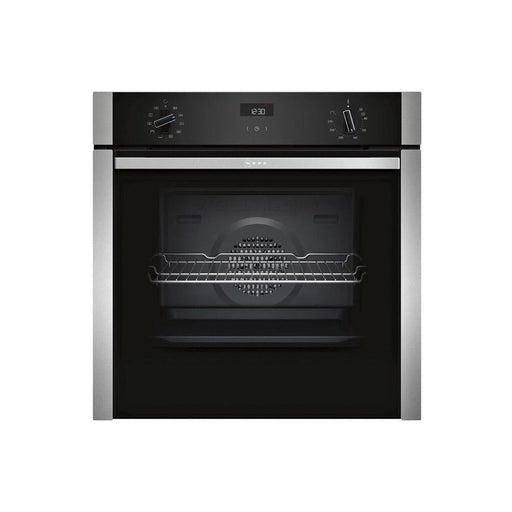 Neff N50 B3ACE4HN0B Built In Single Slide&Hide&reg; Electric Oven - Stainless Steel - Unbeatable Bathrooms