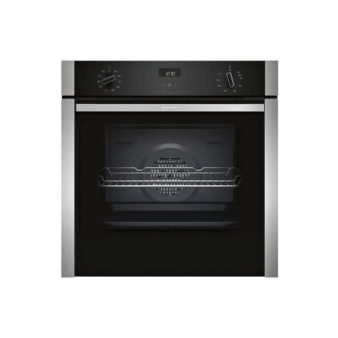 Neff N50 B3ACE4HN0B Built In Single Slide&Hide&reg; Electric Oven - Stainless Steel - Unbeatable Bathrooms