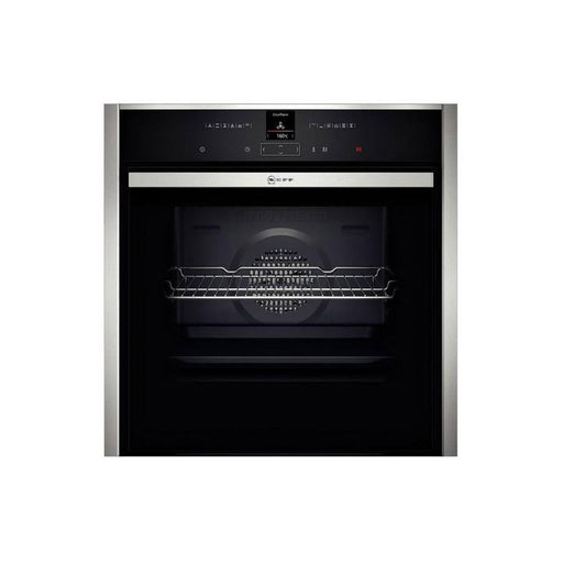 Neff N70 B47CR32N0B Built In Single Slide&Hide&reg; Electric Oven - Stainless Steel - Unbeatable Bathrooms
