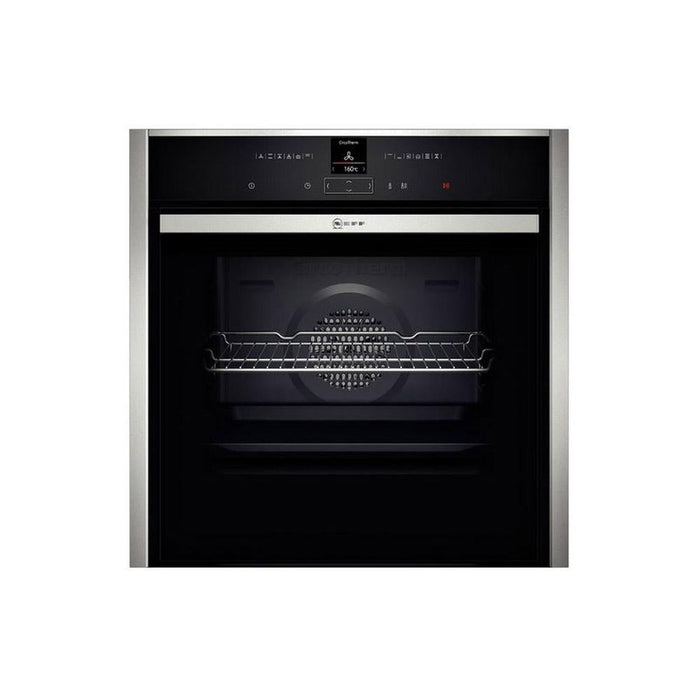 Neff N70 B47CR32N0B Built In Single Slide&Hide&reg; Electric Oven - Stainless Steel - Unbeatable Bathrooms