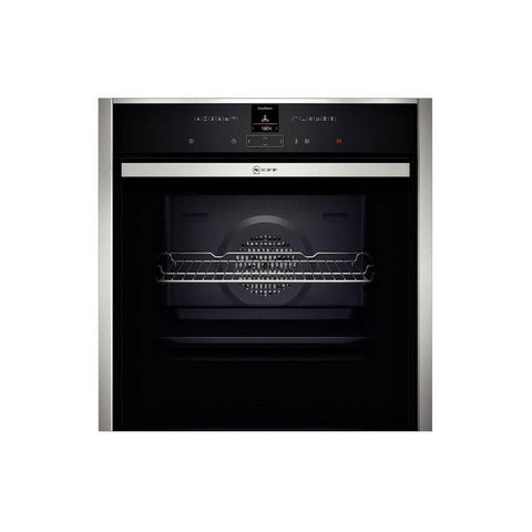 Neff N70 B47CR32N0B Built In Single Slide&Hide&reg; Electric Oven - Stainless Steel - Unbeatable Bathrooms