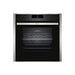 Neff N90 B48FT78H0B Built In Single Slide&Hide&reg; Electric Oven with FullSteam - Stainless Steel - Unbeatable Bathrooms