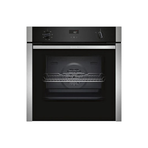 Neff N50 B4ACF1AN0B Built In Single Slide&Hide&reg; Electric Oven - Stainless Steel - Unbeatable Bathrooms