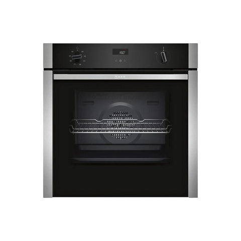 Neff N50 B4ACF1AN0B Built In Single Slide&Hide&reg; Electric Oven - Stainless Steel - Unbeatable Bathrooms
