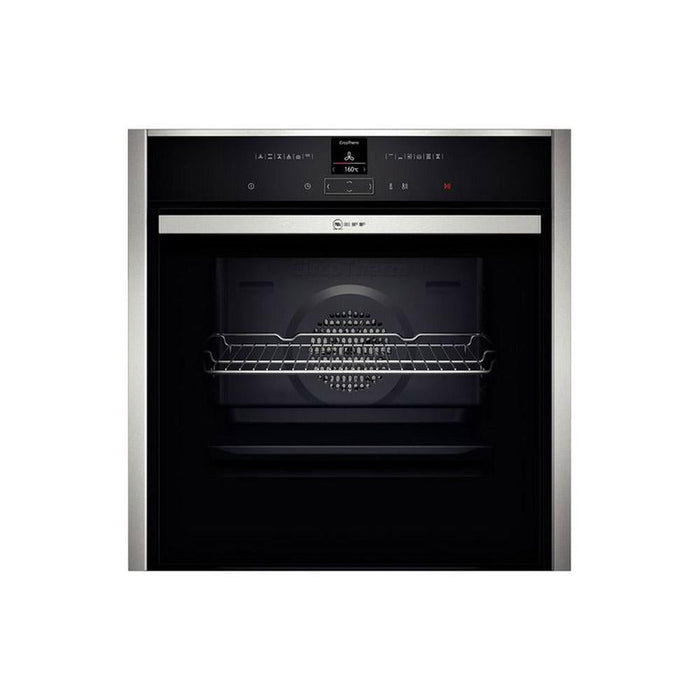 Neff N70 B57CR22N0B Built In Single Slide&Hide&reg; Pyrolytic Oven - Stainless Steel - Unbeatable Bathrooms