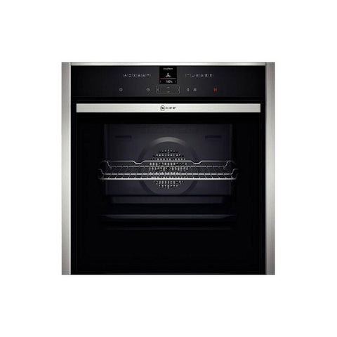 Neff N70 B57CR22N0B Built In Single Slide&Hide&reg; Pyrolytic Oven - Stainless Steel - Unbeatable Bathrooms