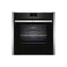 Neff N90 B57VS24H0B Built In Single Slide&Hide&reg; Pyrolytic Oven with VarioSteam - Stainless Steel - Unbeatable Bathrooms