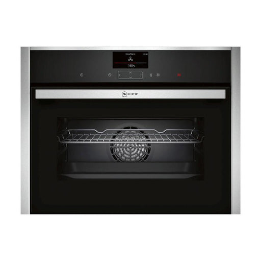 Neff N90 C27CS22H0B Built In Compact Pyrolytic Oven - Stainless Steel - Unbeatable Bathrooms